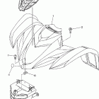 Wolverine 450 4WD YFM45FXW-B Переднее крыло