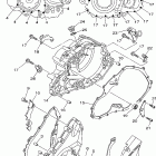Raptor 700 YFM700RV Крышка картера двигателя