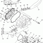 Kodiak 450 4WD YFM45FAV-B Крышка картера двигателя