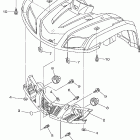 Grizzly YFM35FGIX Переднее крыло