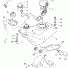 Grizzly 700 4WD YFM7FGX Топливный бак