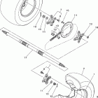 RAPTOR YFM25RX Заднее колесо