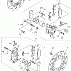 Grizzly 700 4WD YFM7FGX Передний тормозной суппорт
