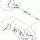 YFZ450 Заднее колесо