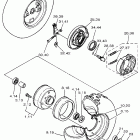 Raptor 50 Переднее колесо