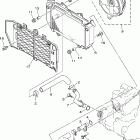 YFZ450V-B Радиатор и Патрубки