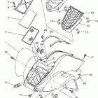 Raptor 50 YFM50RW Переднее крыло