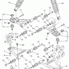 Kodiak 450 4WD YFM45FAV-B Передняя подвеска колес