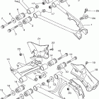 Grizzly 700 4WD YFM7FGX Бугель (задний рычаг)