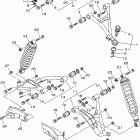 Grizzly 700 4WD YFM7FGX Передняя подвеска колес