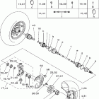 Big Bear 400 4WD YFM40FBW Переднее колесо
