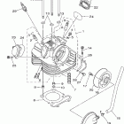 Big Bear 400 4WD YFM40FBW Головка цилиндра
