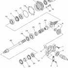 Wolverine 450 4WD YFM45FXW-B Промежуточный ведущий вал