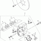 Grizzly 660 Задний суппорт тормозной
