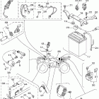 Grizzly 350 4WD YFM35FGX Электрика 1
