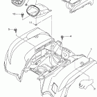 Grizzly 700 4WD YFM7FGX Заднее крыло