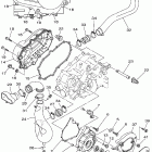 Wolverine 450 4WD YFM45FXW-B Крышка картера двигателя