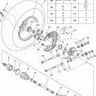 Grizzly 700 4WD YFM7FGX Заднее колесо 2