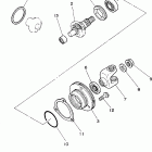 Raptor 50 Промежуточный ведущий вал