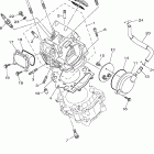 Grizzly 700 4WD YFM7FGX Головка цилиндра