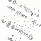 Grizzly 660 4WD YFM66FAV-B Трансмиссия