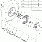 Grizzly 700 4WD EPS YFM7FGPW-B Переднее колесо 2