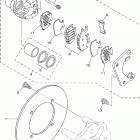 Kodiak 450 4WD YFM45FAV-B Задний суппорт тормозной