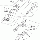 Raptor 700 Special Edition YFM70RSEW Выхлопная система