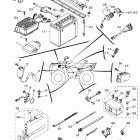 Grizzly 700 4WD EPS YFM7FGPW-B Электрика 1