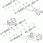 Kodiak 450 4WD YFM45FAV-B Бугель (задний рычаг)