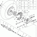 Grizzly 700 4WD EPS YFM7FGPW-B Заднее колесо 2