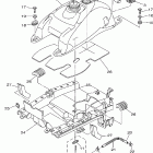 Grizzly 660 4WD YFM66FAV-B Топливный бак