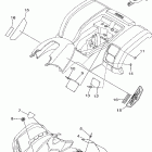 Grizzly 80 YFM80GW-B Наклейки 1