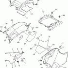 Grizzly 700 4WD EPS YFM7FGPW-B Боковая панель