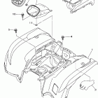 Grizzly 700 4WD EPS YFM7FGPW-B Заднее крыло