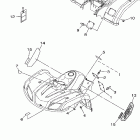 Grizzly 350 YFM35GW Наклейки 1