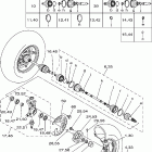 Kodiak 450 4WD YFM45FAV-C Переднее колесо