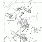 Raptor 700 YFM70RW Корпус дроселя в сборе