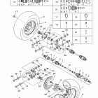 KODIAK 400 4WD HUNTER YFM4FAHV Заднее колесо