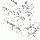 Blaster 200 YFS200V Бугель (задний рычаг)