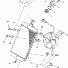 Raptor 700 YFM700RV-B Радиатор и Патрубки