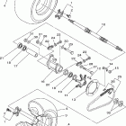 Blaster 200 YFS200V Заднее колесо
