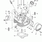 Raptor 350 Головка цилиндра