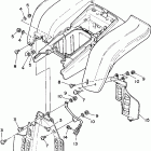 Blaster 200 YFS200V Заднее крыло