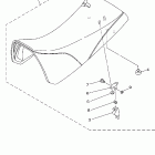 Blaster 200 YFS200V Сидение