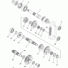 KODIAK 400 4WD HUNTER YFM4FAHV Трансмиссия