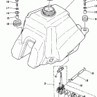 Banshee 350  YFZ350V-B Топливный бак