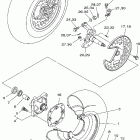 Blaster 200 YFS200V Переднее колесо