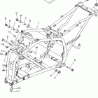 Blaster 200 YFS200V Рама