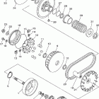 Grizzly 660 4WD YFM66FAV-B Сцепление